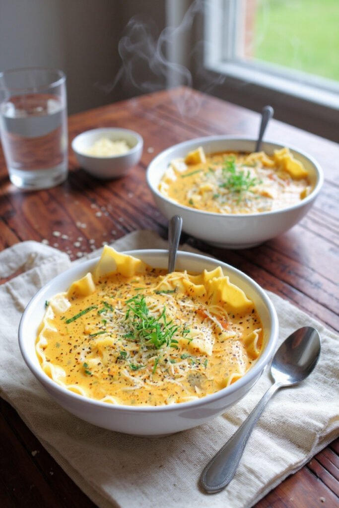 vegetarian lasagna soup