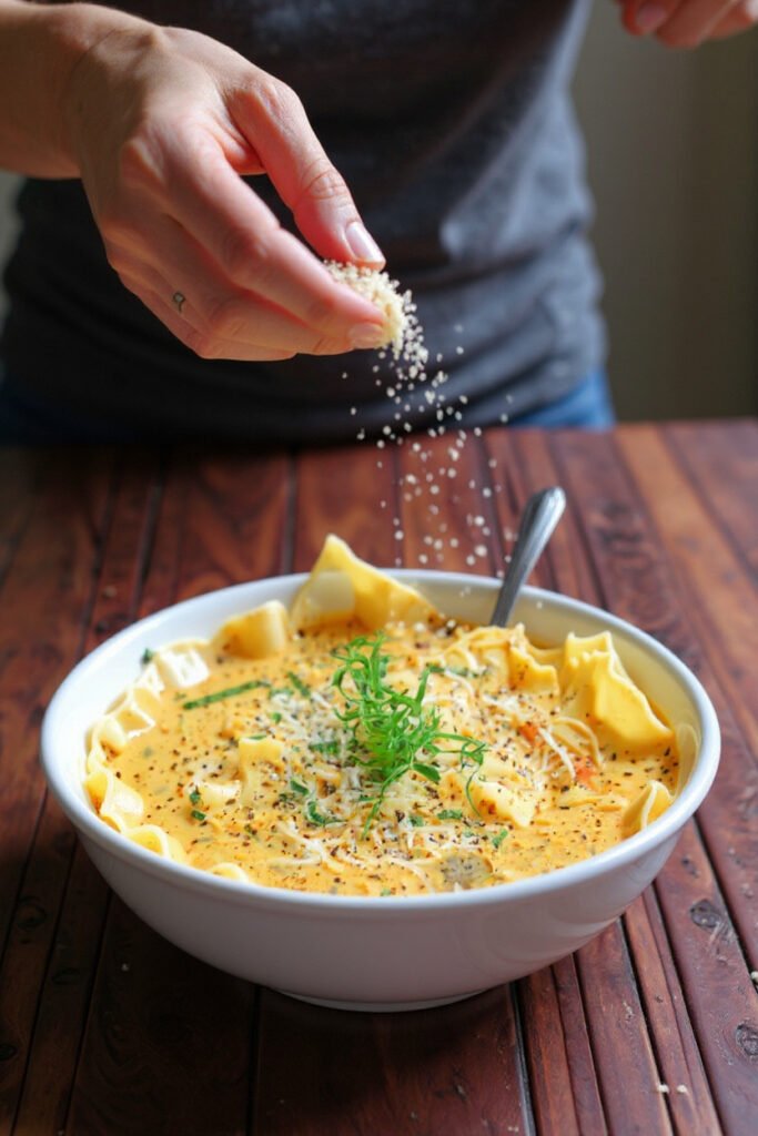 vegetarian lasagna soup