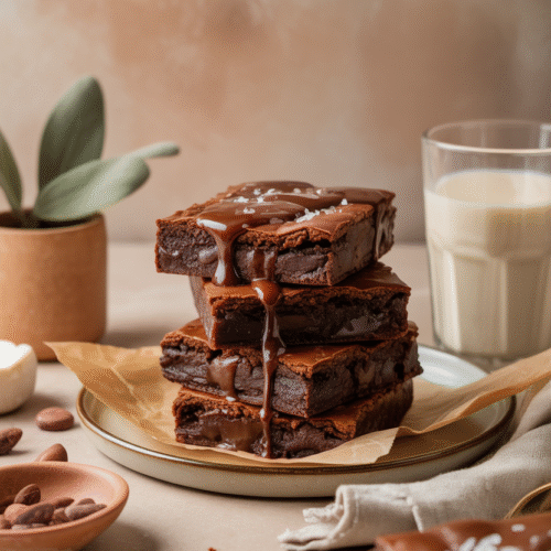 1 Super Fudgy Vegan Brownies Fudgy Vegan Brownies