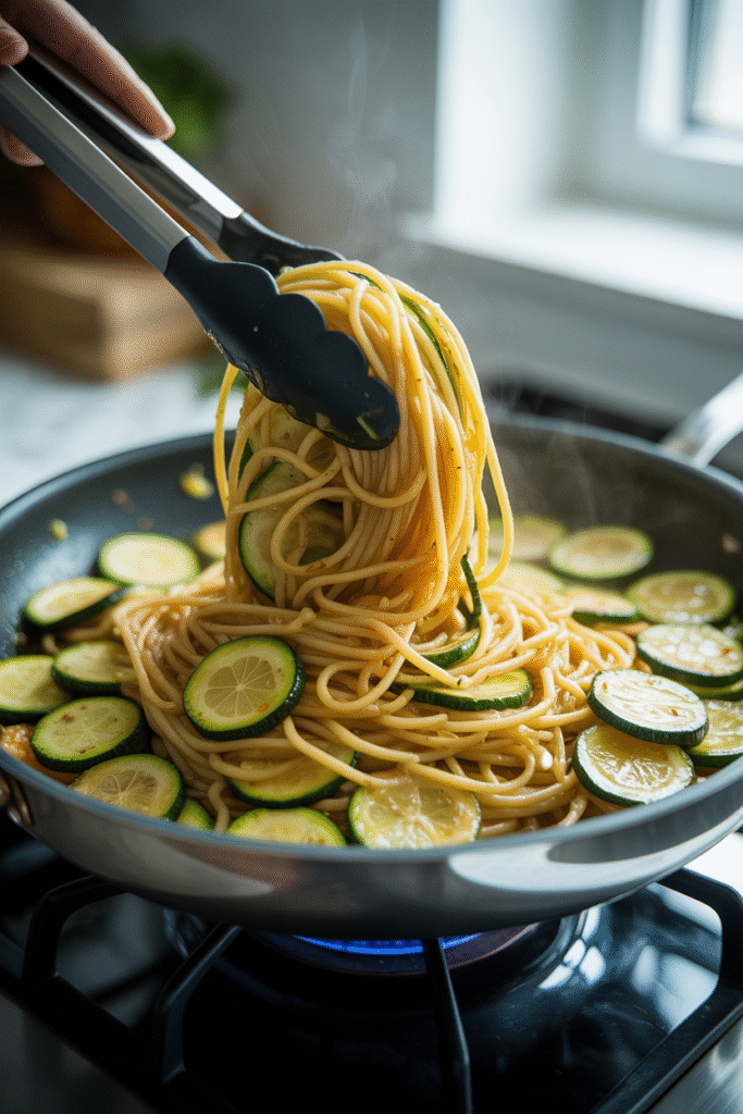 Vegan Lemon Zucchini Pasta