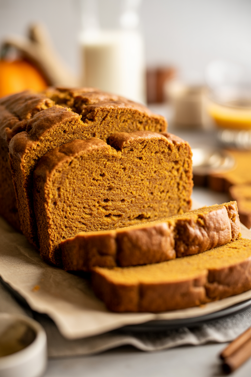 vegan pumpkin bread