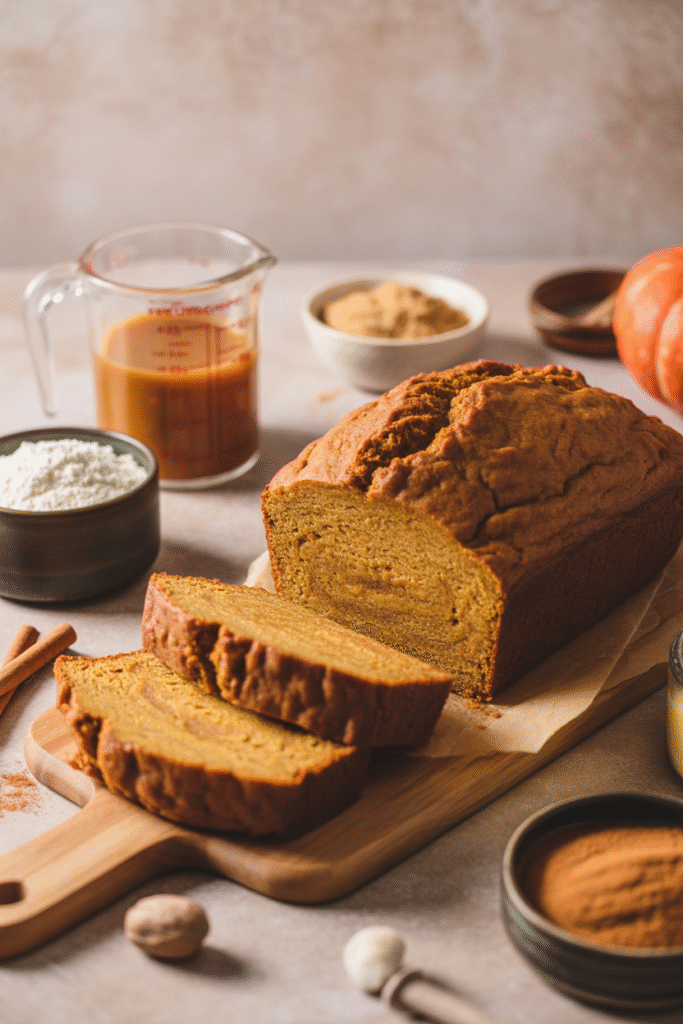 vegan pumpkin bread