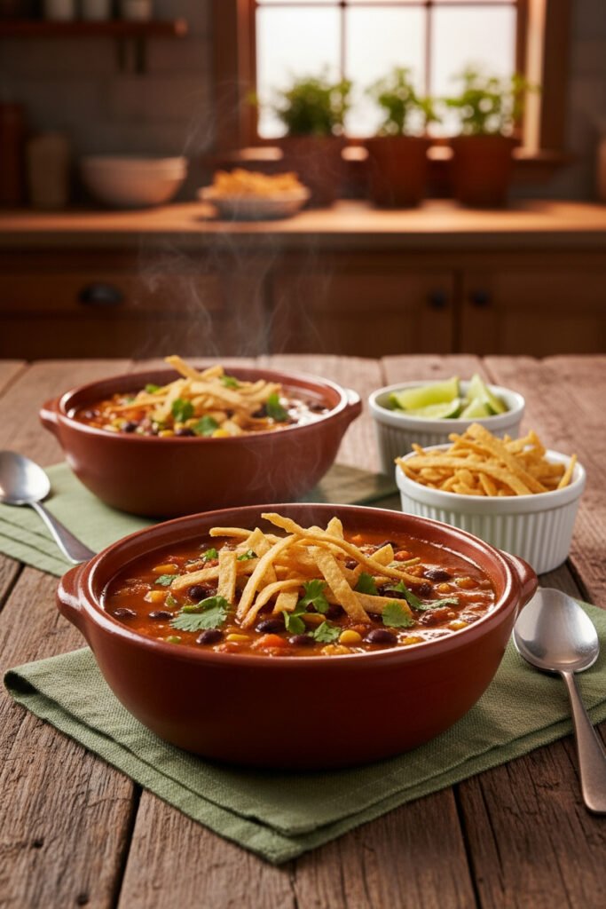 Vegetarian Tortilla Soup
