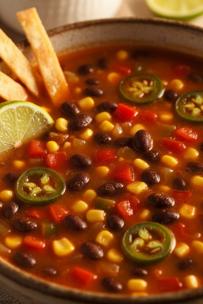 Vegetarian Tortilla Soup