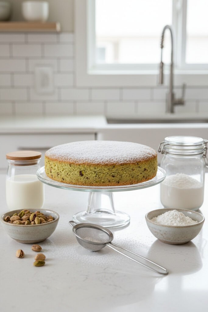 Vegan Pistachio Cake Vegan Pistachio Cake