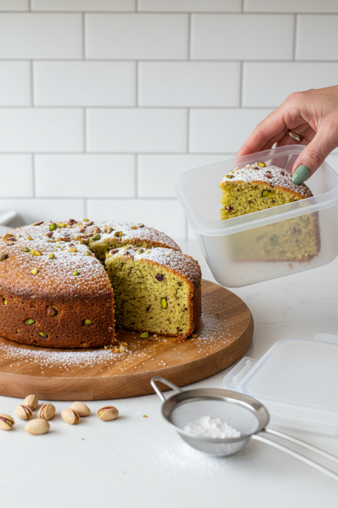 Vegan Pistachio Cake vegan pistachio cake