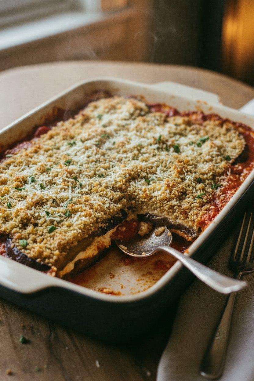 Vegan Eggplant Parmesan
