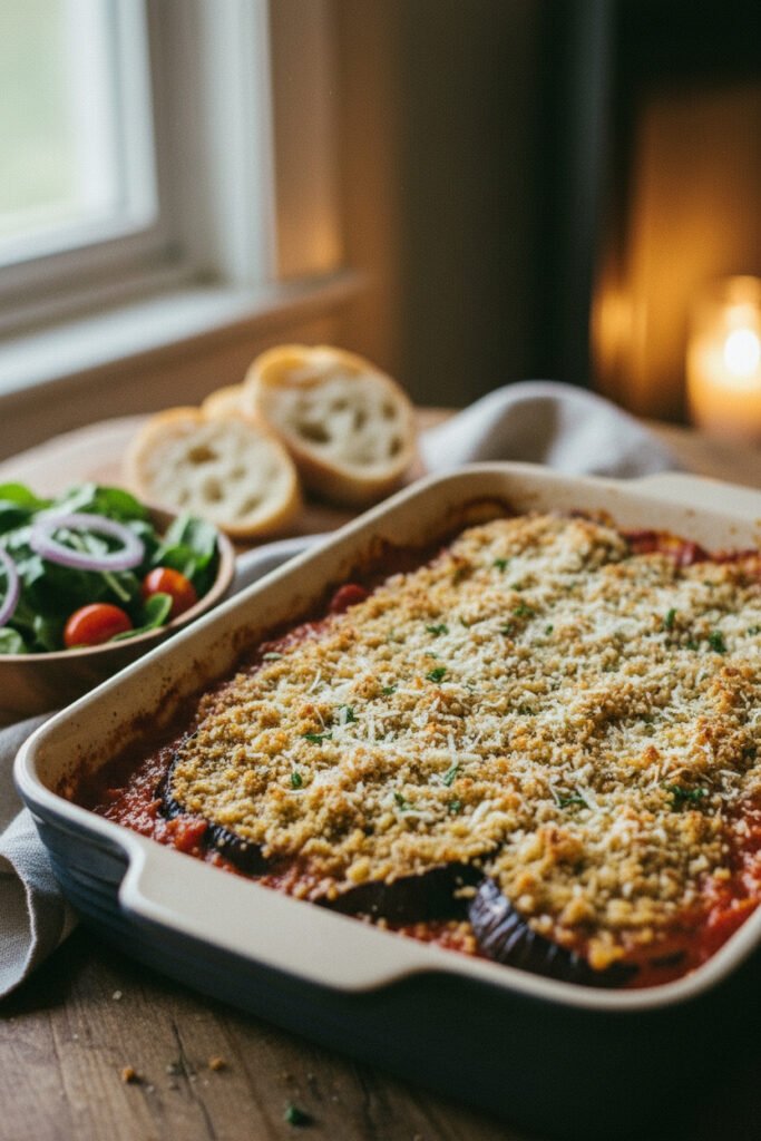 Vegan Eggplant Parmesan Vegan Eggplant Parmesan