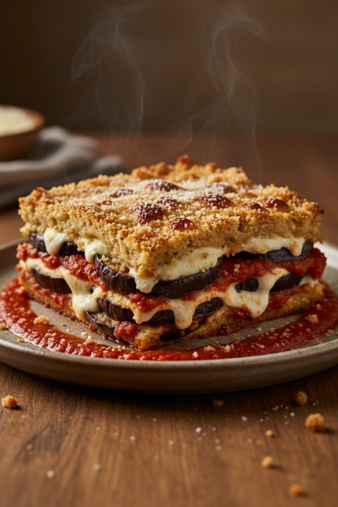 Vegan Eggplant Parmesan Vegan Eggplant Parmesan