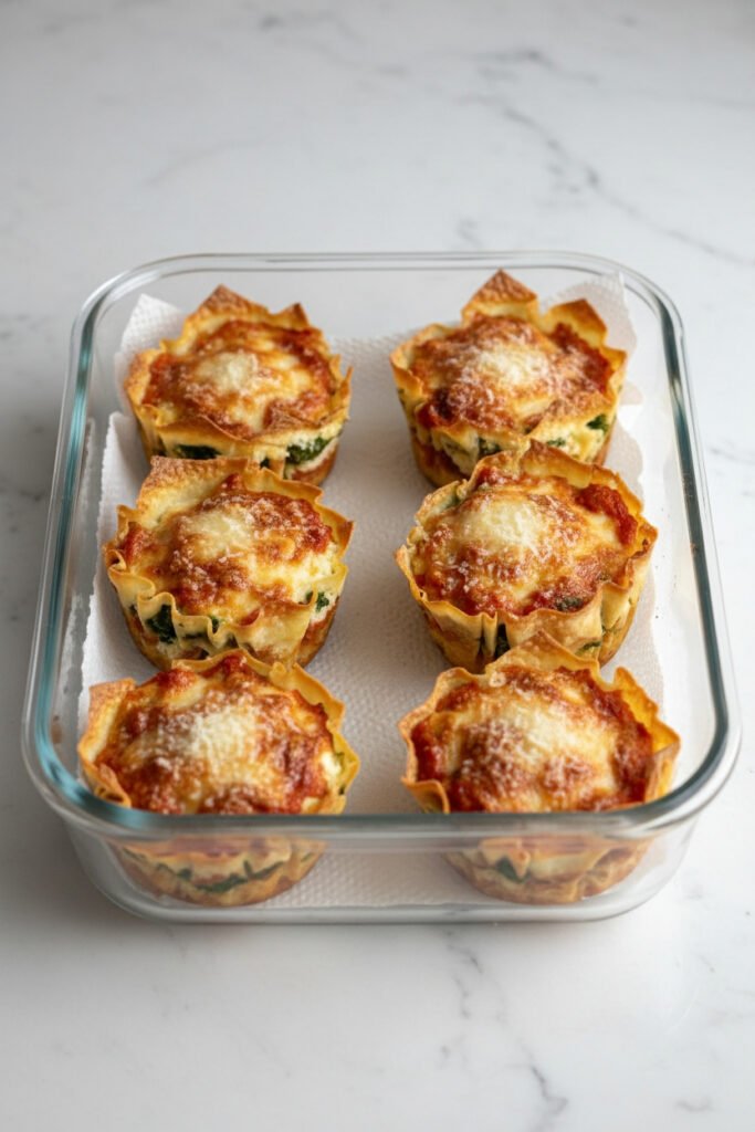 Vegetarian Lasagna Cupcakes Vegetarian Lasagna Cupcakes